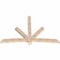 Ekena Millwork Alberta Smooth Timber Gable Bracket, Douglas Fir, 96"W x 64"H x 3 1/2"D x 5 1/2"F, 16/12 Pitch GBW096X64X0406ALB00SDF - alternate 4
